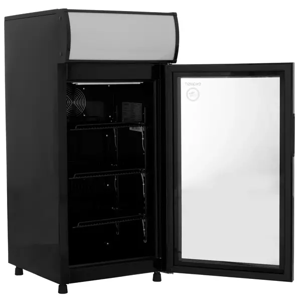 Koelkast | 80L | Zwart | 0°C/+10°C | Geforceerd | 515x570x980(h)mm
