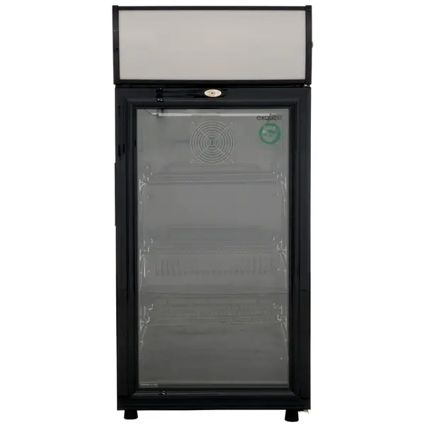 Koelkast | 80L | Zwart | 0°C/+10°C | Geforceerd | 515x570x980(h)mm