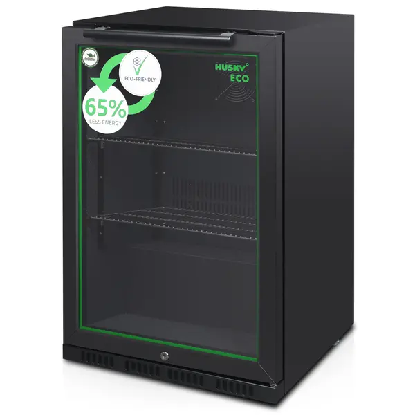 Barkoelkast | ECO | 130L | Zwart | 0°C/+10°C | Geforceerd | 556x520x865(h)mm