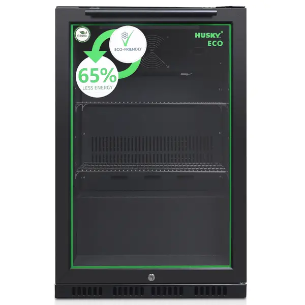 Barkoelkast | ECO | 130L | Zwart | 0°C/+10°C | Geforceerd | 556x520x865(h)mm