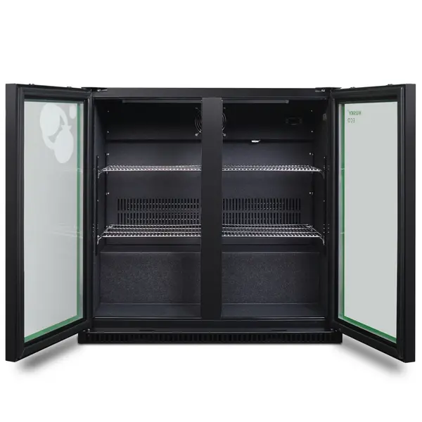 Barkoelkast | ECO | 218L | Zwart | 0°C/+10°C | Geforceerd | Draaideuren | 866x520x865(h)mm