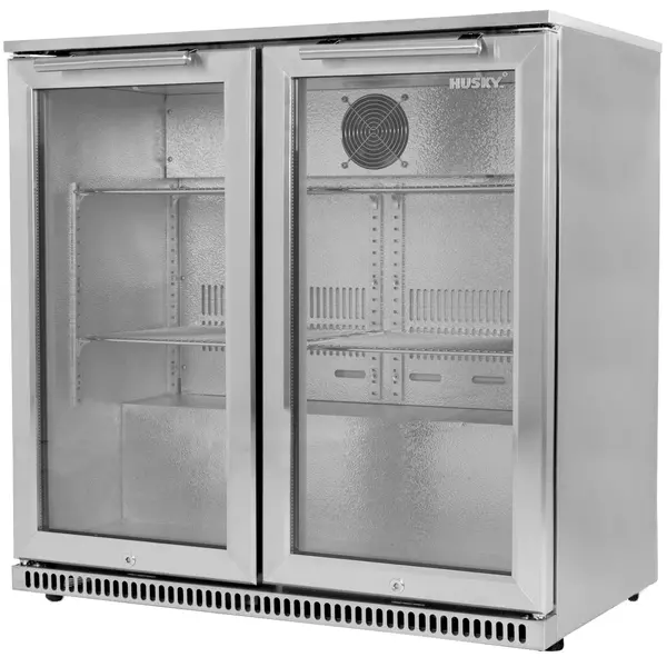 Barkoelkast | OUTDOOR | 189L | RVS | 0°C/+10°C | Geforceerd | Draaideuren | 870x500x840(h)mm