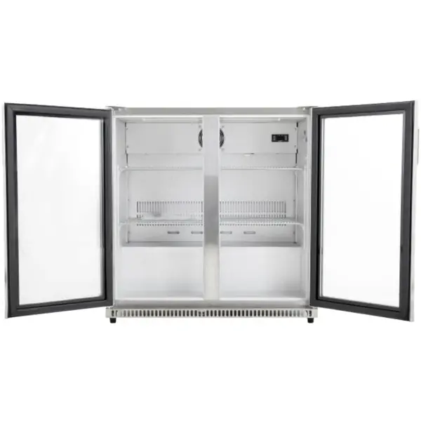 Barkoelkast | OUTDOOR | 189L | RVS | 0°C/+10°C | Geforceerd | Draaideuren | 870x500x840(h)mm