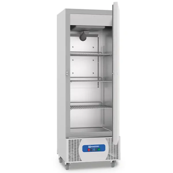 Koelkast | 550L | RVS | -2°C/+8°C | Geforceerd | Wielen (Geremd) | 700x700x2080(h)mm