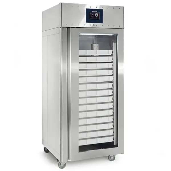 Bakkerij Vrieskast | 850L (EN600x400) | RVS | -10°C/-20°C | Geforceerd | WiFi | Wielen (Geremd) | 820x920x2080(h)mm