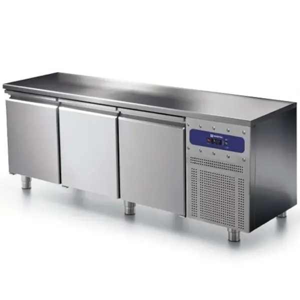Vrieswerkbank | 474L | 3 Deuren (1/1 GN) | -10°C/-20°C | Statisch + Ventilator | 1865x700x850(h)mm