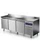 Mastro Vrieswerkbank | 474L | 3 Deuren (1/1 GN) | -10°C/-20°C | Statisch + Ventilator | Achteropstand | 1865x700x850(h)mm 
