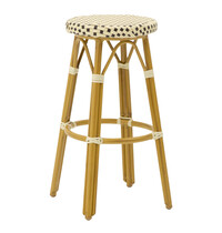 HC Barkruk | HAVANA | Aluminium Rotan/Aluminium | Creme | Naturel Frame | In-/Outdoor | 360x760(h)mm 