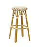 HC Barkruk | HAVANA | Aluminium Rotan/Aluminium | Creme | Naturel Frame | In-/Outdoor | 360x760(h)mm 