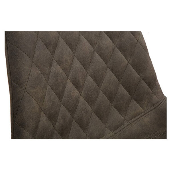 Barkrukken | EMPERIO | Microvezel/Metaal | Olive | Zwarte Poten | Indoor | 2 Stuks | 500x500x1080(h)mm