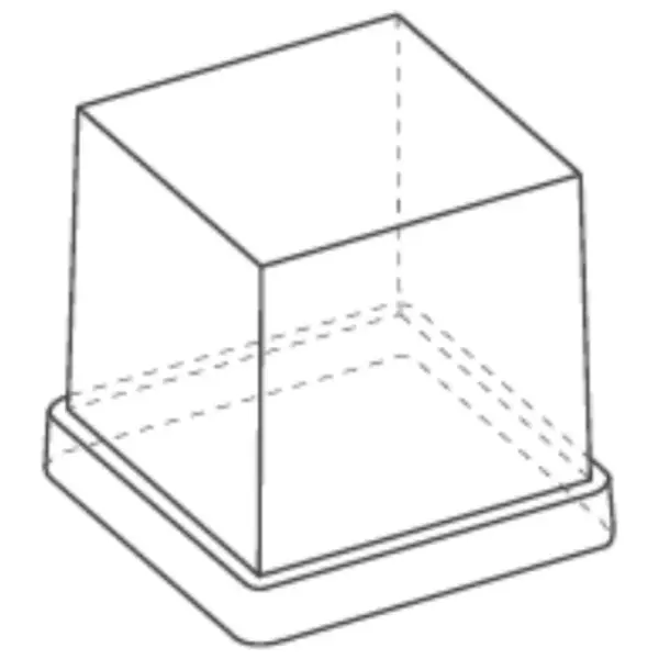 IJsblokjesmachine | Volle Blokjes (23g) | 95kg/24u | Bunker 60kg | Luchtgekoeld | 735x603x1117(h)mm