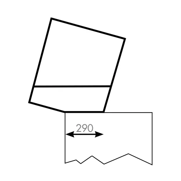 Koelvitrine | QBO | Zwart | +4°C/+8°C | Geforceerd | 1/2/3 Niveaus | RGB Backlight | 620x670x670(h)mm
