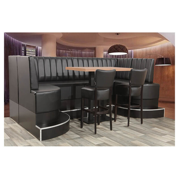 Barkruk | TARA | Kunstleer/Hout | Taupe | Wengé Frame | Indoor | 420x410x1110(h)mm