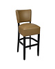 HC Barkruk | TARA | Kunstleer/Hout | Taupe | Wengé Frame | Indoor | 420x410x1110(h)mm 