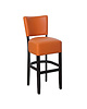 HC Barkruk | TARA | Kunstleer/Hout | Orange | Wengé Frame | Indoor | 420x410x1110(h)mm 