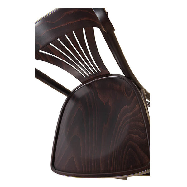 Barkruk | VIOLET | Hout | Wengé | Indoor | 440x460x1095(h)mm