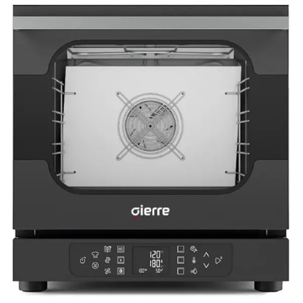 Multifunctionele Heteluchtoven | BRIO | 4 Niveaus (432x343) | Elektrisch | ≤270°C | 2.8kW (230V) | Bevochtiging (Handmatig) | Grillfunctie | Touchbediening | 558x644x560(h)mm