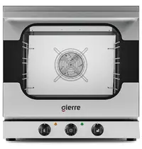 Gierre Heteluchtoven | BRIO | 4 Niveaus (432x343) | Elektrisch | ≤270°C | 2.5kW (230V) | Bevochtiging (Handmatig) | 558x644x560(h)mm 