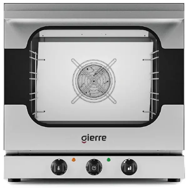 Heteluchtoven | BRIO | 4 Niveaus (432x343) | Elektrisch | ≤270°C | 2.5kW (230V) | Bevochtiging (Handmatig) | 558x644x560(h)mm
