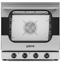 Gierre Multifunctionele Heteluchtoven | BRIO | 4 Niveaus (432x343) | Elektrisch | ≤270°C | 2.8kW (230V) | Bevochtiging (Handmatig) | Grillfunctie | 558x644x560(h)mm 