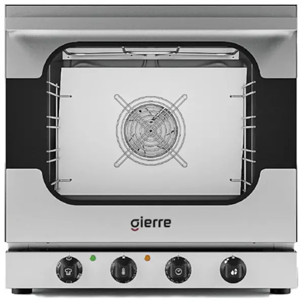 Multifunctionele Heteluchtoven | BRIO | 4 Niveaus (432x343) | Elektrisch | ≤270°C | 2.8kW (230V) | Bevochtiging (Handmatig) | Grillfunctie | 558x644x560(h)mm