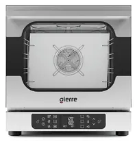 Gierre Multifunctionele Heteluchtoven | BRIO | 4 Niveaus (432x343) | Elektrisch | ≤270°C | 2.8kW (230V) | Bevochtiging (Handmatig) | Grillfunctie | Touchbediening | 558x644x560(h)mm 