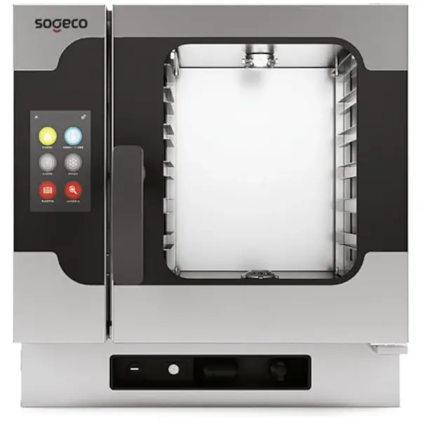 Combisteamer | B.TEK | Elektrisch | 6 Niveaus (2/3 GN) | ≤270°C | 6.3kW (400V) | Zelfreiniging | Touchscreen | 600x592x642(h)mm