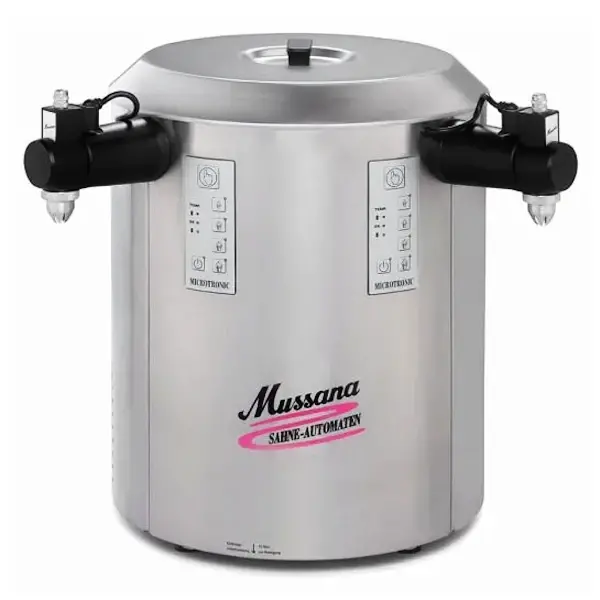 Slagroommachine | DUO | 2x 6L | Reiniging/Desinfectie | 230V | Ø430x550(h)mm