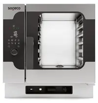 Sogeco Combisteamer | B.TEK | Elektrisch | 6 Niveaus (1/1 GN) | ≤270°C | 6.3kW (400V) | 600x768x642(h)mm 
