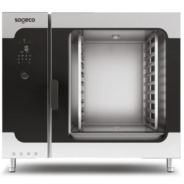 Combisteamer | B.TEK | Elektrisch | 10 Niveaus (2/1 GN) | ≤300°C | 33.5kW (400V) | 1220x1003x1100(h)mm