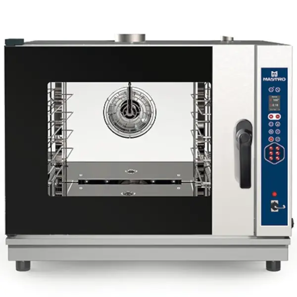 Combisteamer | Gas | 4 Niveaus (EN/GN) | ≤260°C | 12kW/0.2kW (230V) | Zelfreiniging | 939x933x821(h)mm