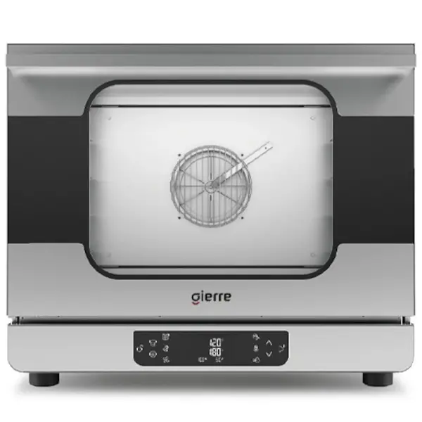 Heteluchtoven | BRIO | 4 Niveaus (EN600x400) | Elektrisch | ≤270°C | 6.3kW (400V) | Bevochtiging (Handmatig) | 788x736x681(h)mm