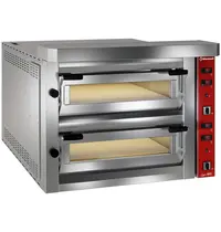 Diamond Pizzaoven | Elektrisch | 6+6x Ø35cm | ≤400°C | 18.6kW (400V) | Stapelbaar | 1060x1240x730(h)mm 