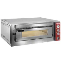 Diamond Pizzaoven | Elektrisch | 4x Ø35cm | 50°C/450°C | 5.6kW (400V) | Stapelbaar | 1060x875x400(h)mm 