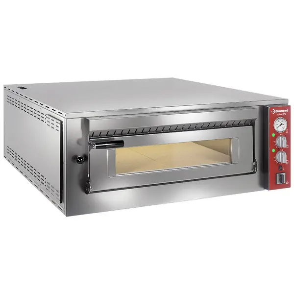 Pizzaoven | Elektrisch | 6x Ø35cm | 50°C/450°C | 7.5kW (400V) | Stapelbaar | 1060x1225x400(h)mm