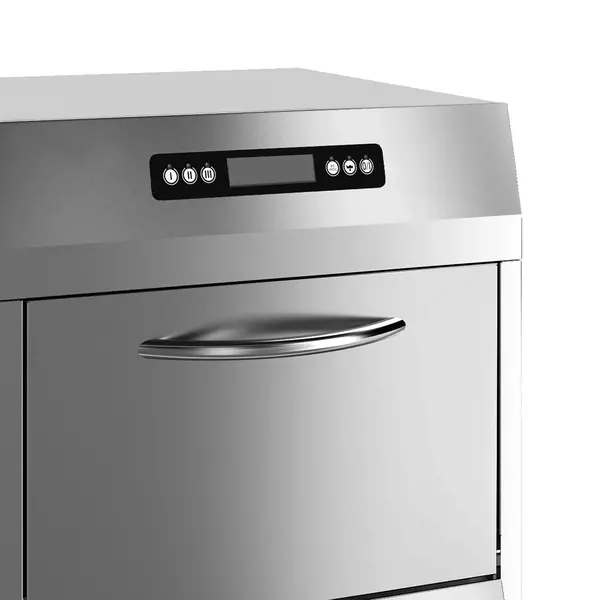 Horeca Vaatwasser | CLEAN WATER | Energiezuinig (Warmteterugwinning) | Mand 500x500 | Osmose | Afvoerpomp | Zeeppomp | Naglanspomp | 400V | Dubbelwandig | 600x600x820(h)mm