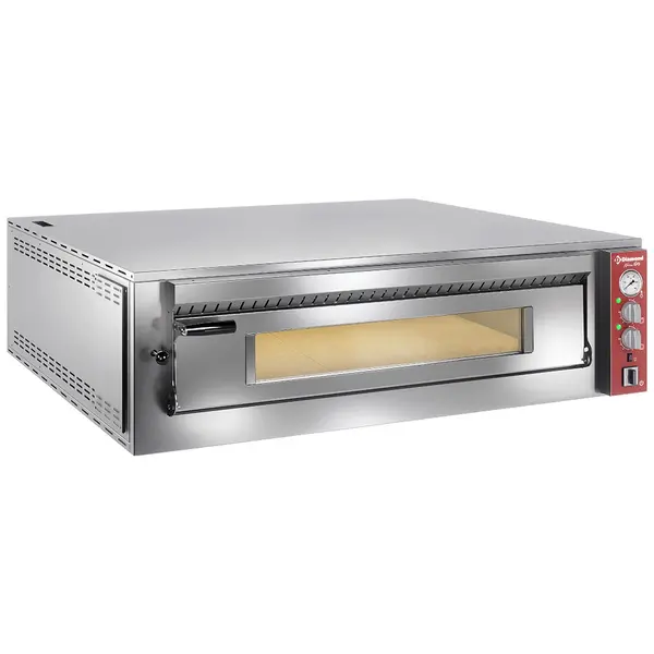 Pizzaoven | Elektrisch | 9x Ø35cm | 50°C/450°C | 13.2kW (400V) | Stapelbaar | 1390x1225x400(h)mm