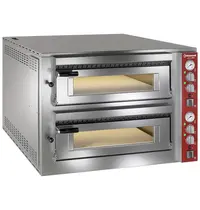 Diamond Pizzaoven | Elektrisch | 6+6x Ø35cm | 50°C/450°C | 15kW (400V) | Stapelbaar | 1060x1225x730(h)mm 