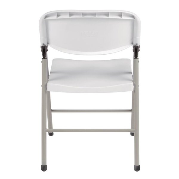 Opklapbare Stoelen | Kunststof/Staal | White | Grijs Frame | In-/Outdoor | 2 Stuks | 490x500x810(h)mm