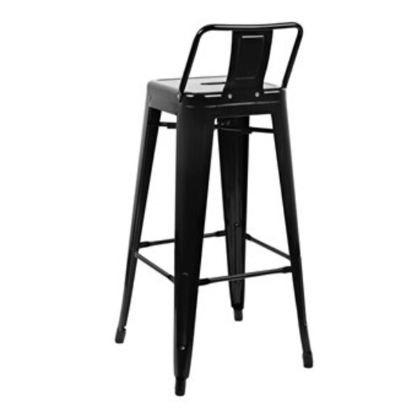 Barkrukken | BISTRO | Staal | Black | In-/Outdoor | 4 Stuks | 430x430x940(h)mm