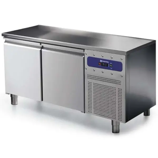 Koelwerkbank | 250L | 2 Deuren | -2°C/+8°C | Statisch + Ventilator | 1400x600x850(h)mm