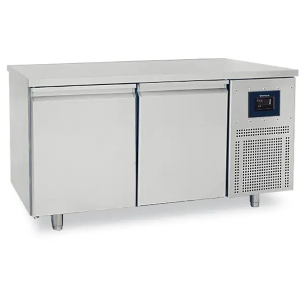 Bakkerij Koelwerkbank | 380L | 2 Deuren (EN600x400) | -2°C/+8°C | Statisch + Ventilator | WiFi | 1550x800x850(h)mm