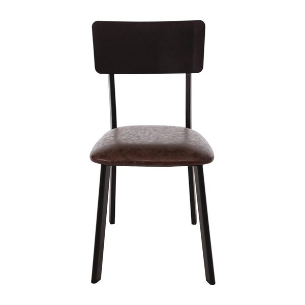 Stoelen | Kunstleer/Staal | Mokka | Zwart Frame | Indoor | 4 Stuks | 428x540x855(h)mm