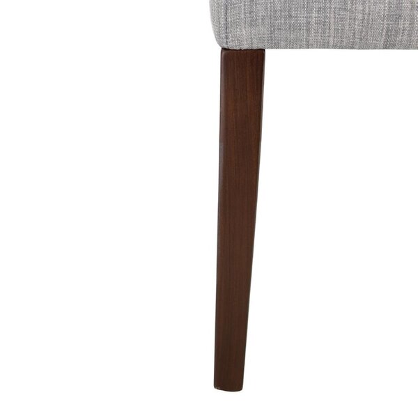 Stoelen | CHISWICK | Textiel/Hout | Grey | Houtlook Poten | Indoor | 2 Stuks | 450x600x910(h)mm