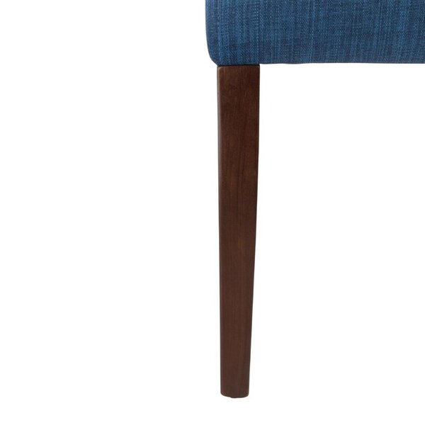 Stoelen | CHISWICK | Textiel/Hout | Blue | Houtlook Poten | Indoor | 2 Stuks | 450x600x910(h)mm