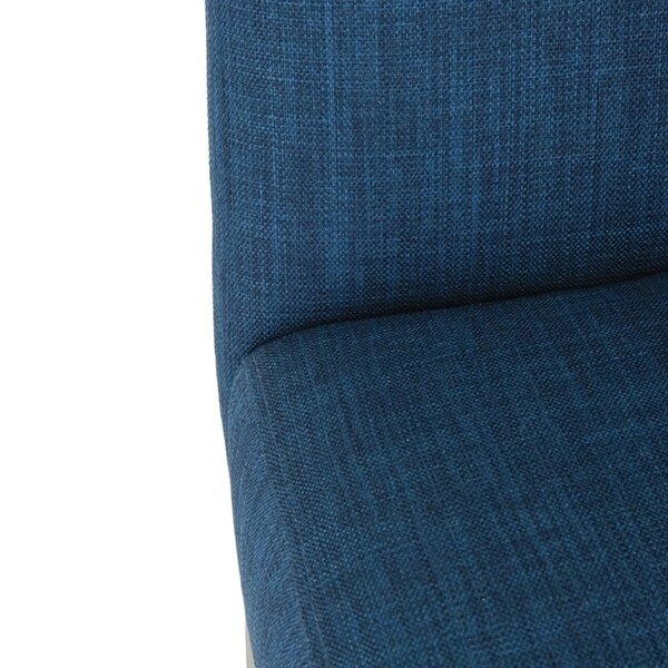 Stoelen | CHISWICK | Textiel/Hout | Blue | Houtlook Poten | Indoor | 2 Stuks | 450x600x910(h)mm