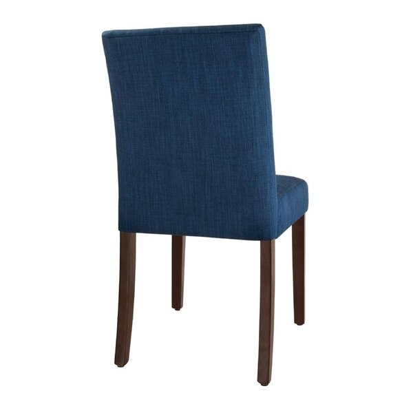 Stoelen | CHISWICK | Textiel/Hout | Blue | Houtlook Poten | Indoor | 2 Stuks | 450x600x910(h)mm