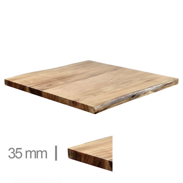 Tafelblad | BOOM | Acaciahout | Indoor | 750x750x35(h)mm