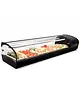 SAYL Sushivitrine | SHARK | Zwart | +2°C/+6°C | Statisch | 1 Niveau | 1320x395x270(h)mm 