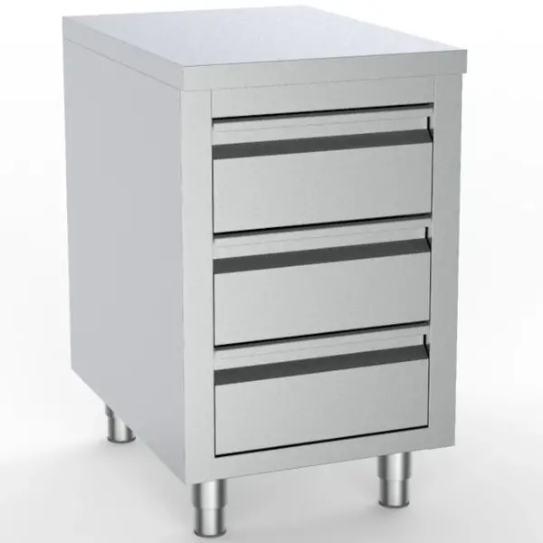 Werkbank | ESSENTIAL | RVS | Laden | 500x700x850(h)mm